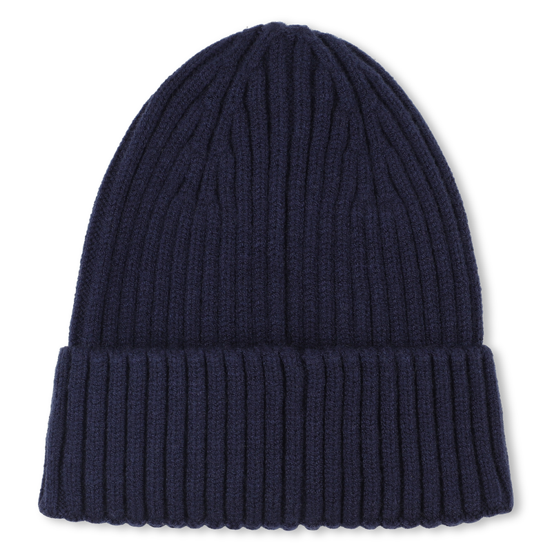 Cappello badge lavorato a maglia con logo TIMBERLAND 
                        RAGAZZO