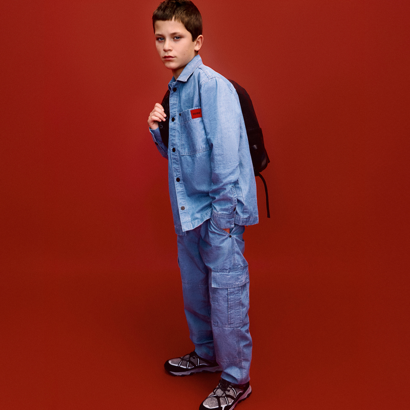 Sneakers in maglia HUGO 
                        BAMBINO