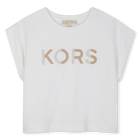 T-shirt manica corta, BIANCO SPORCO, hi-res