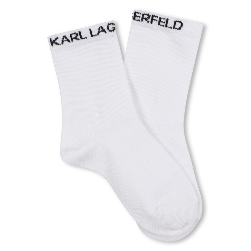 Calze jacquard KARL LAGERFELD KIDS 
                        UNISEX