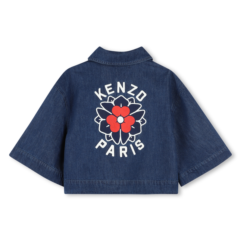 Giacca in jeans ricamata KENZO KIDS 
                        BAMBINA