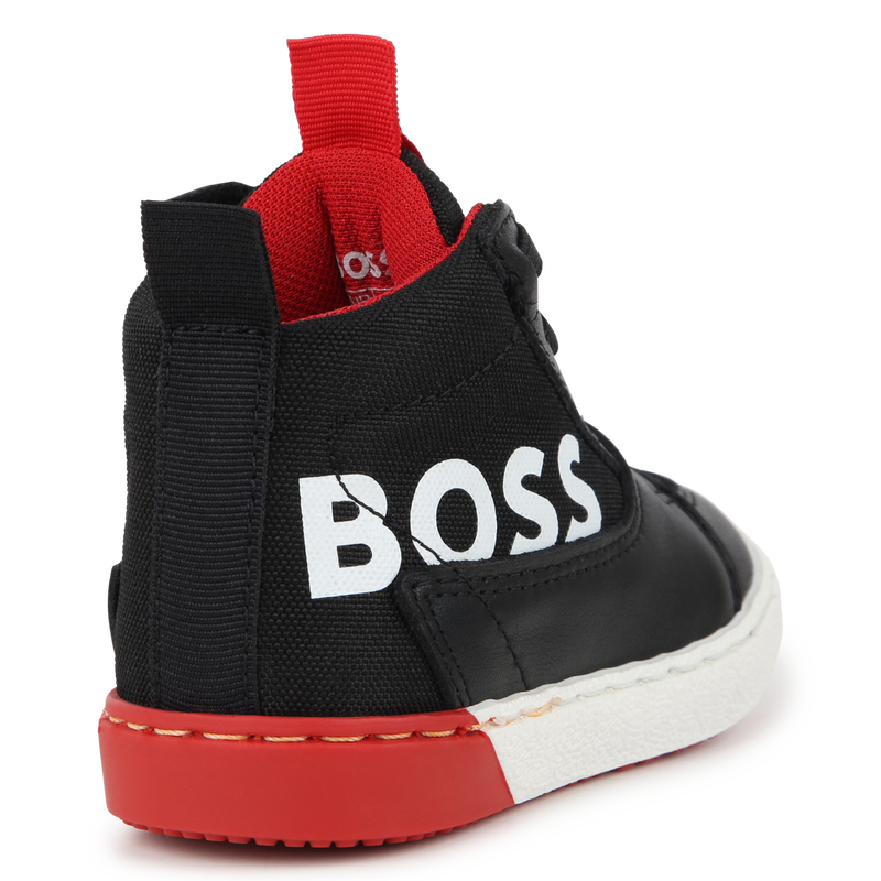 Velcro Lace-Up Sneakers BOSS 
                        RAGAZZO