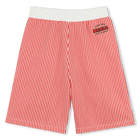 Bermuda in cotone a righe KENZO KIDS 
                    RAGAZZO