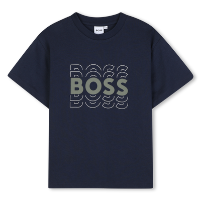 T-SHIRT A MANICHE CORTE BOSS RAGAZZO