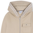Felpa con cappuccio e zip BOSS 
                    RAGAZZO