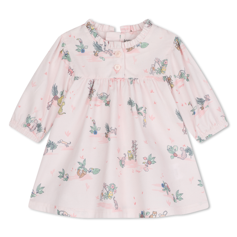 Vestito e leggings in cotone KENZO KIDS 
                        BAMBINA