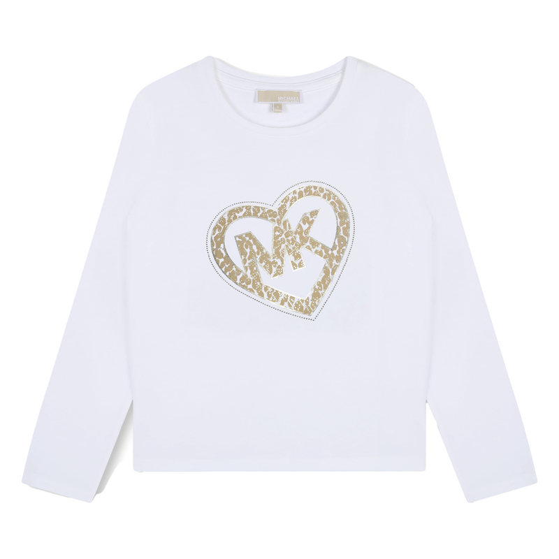 T-shirt maniche lunghe cotone MICHAEL KORS 
                        BAMBINA