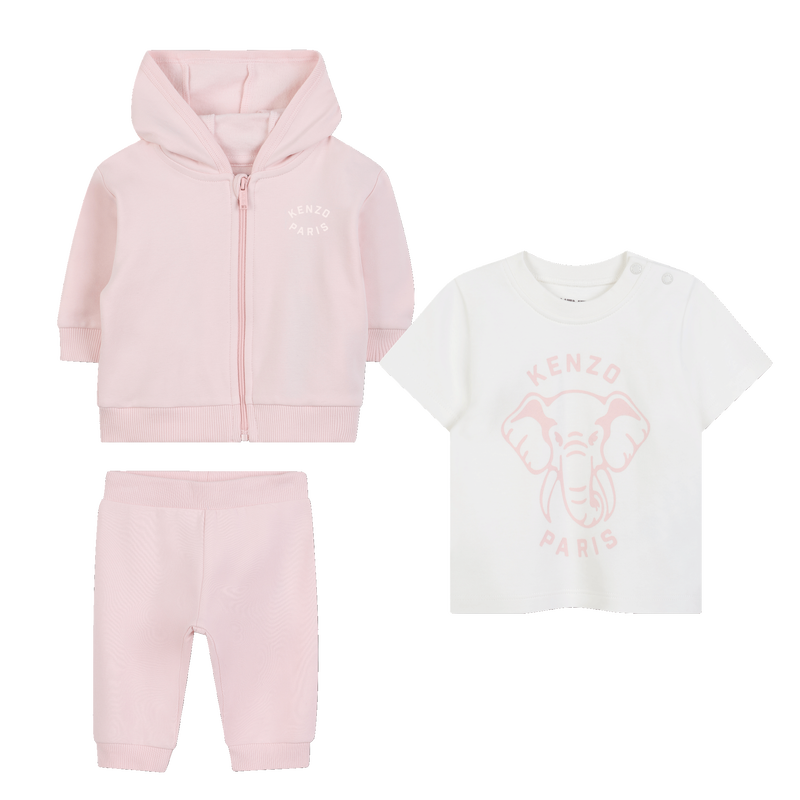 Set t-shirt + cardigan + pantaloni KENZO KIDS 
                        UNISEX