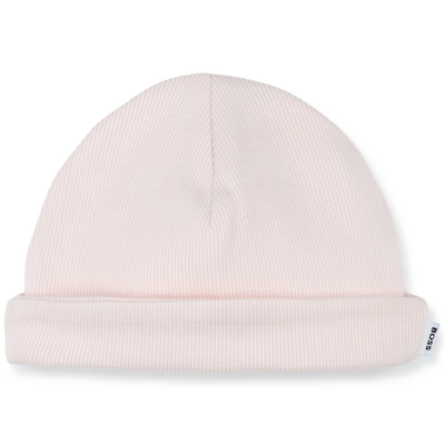 Cappello a coste con risvolto BOSS BAMBINA