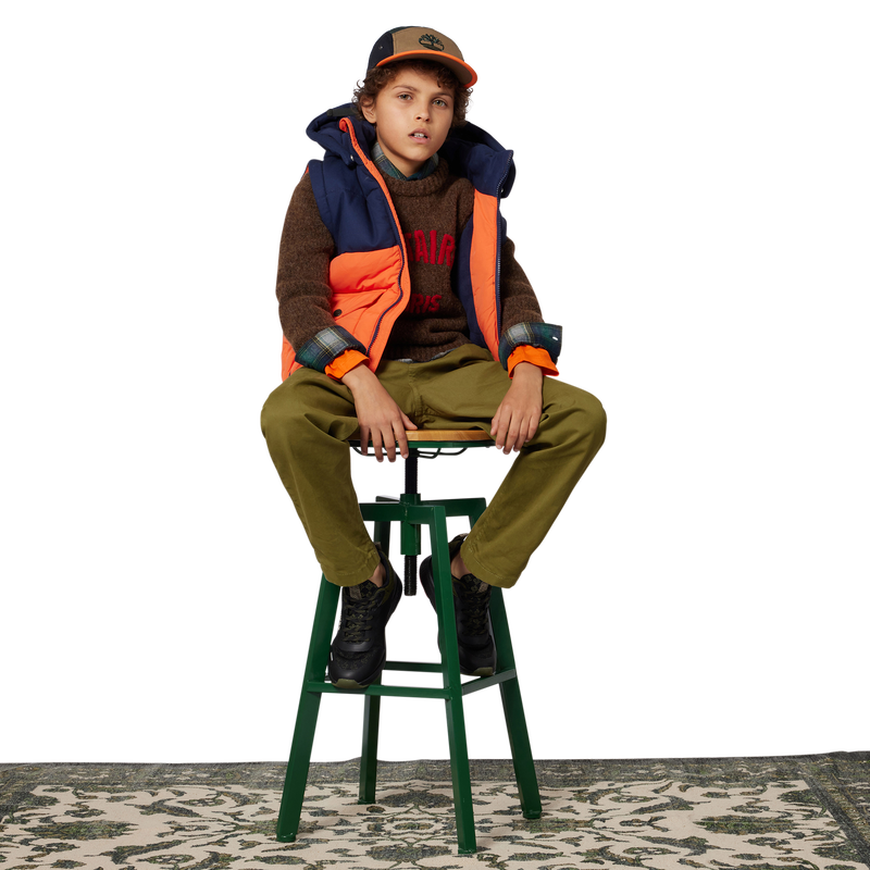 Piumino con maniche e cappucci removibili TIMBERLAND 
                        RAGAZZO