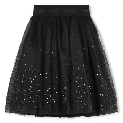 Gonna in tulle con paillettes KARL LAGERFELD KIDS BAMBINA
