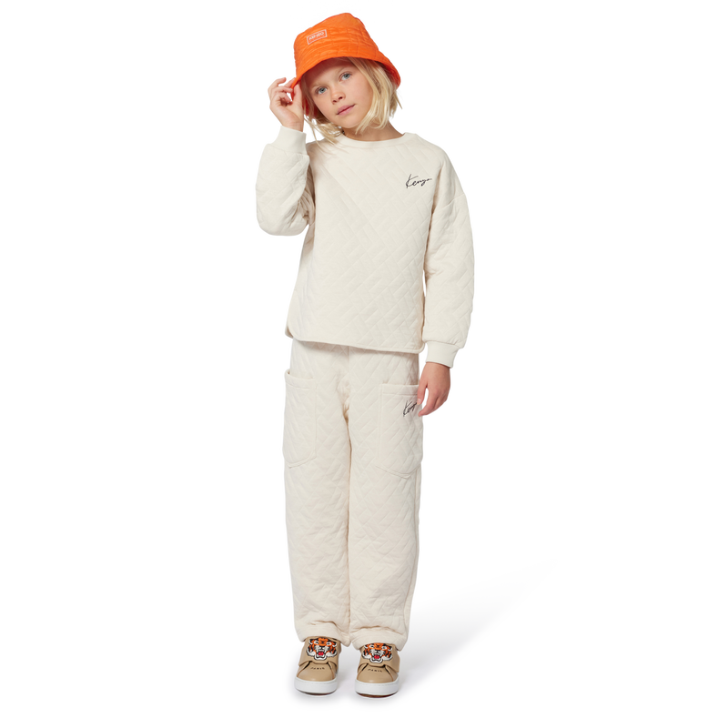 Scarpe da ginnastica in pelle bovina KENZO KIDS 
                        UNISEX