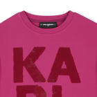Felpa a maniche lunghe KARL LAGERFELD KIDS 
                    BAMBINA