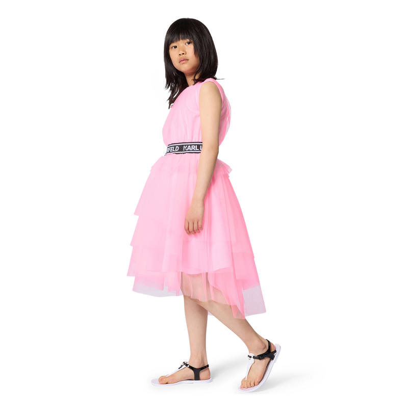 SANDALI CON CINTURINI REGOLABILI KARL LAGERFELD KIDS 
                        BAMBINA