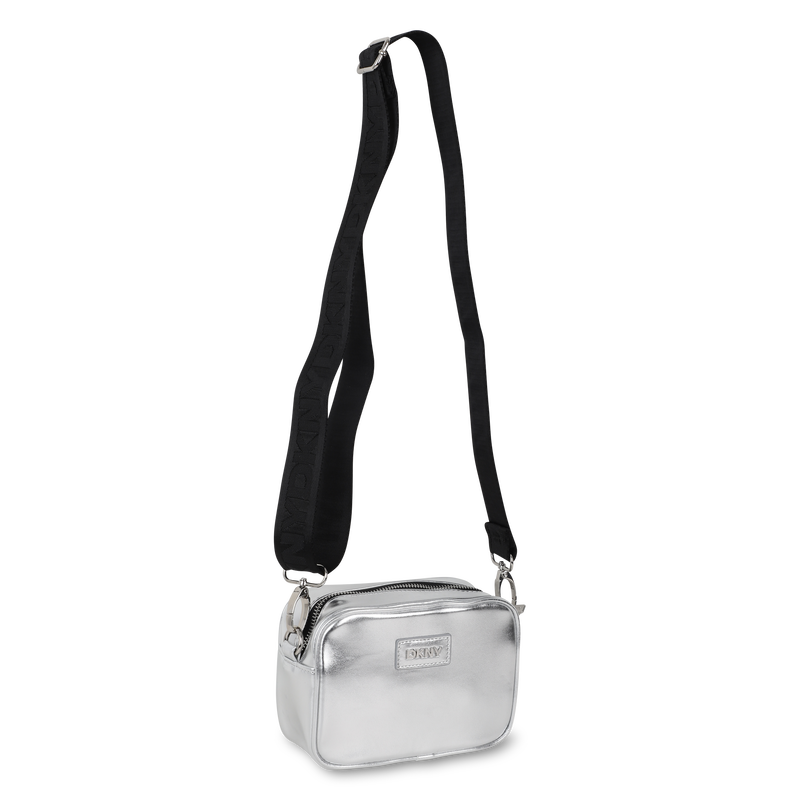Borsa a mano in tela spalmata DKNY 
                        BAMBINA