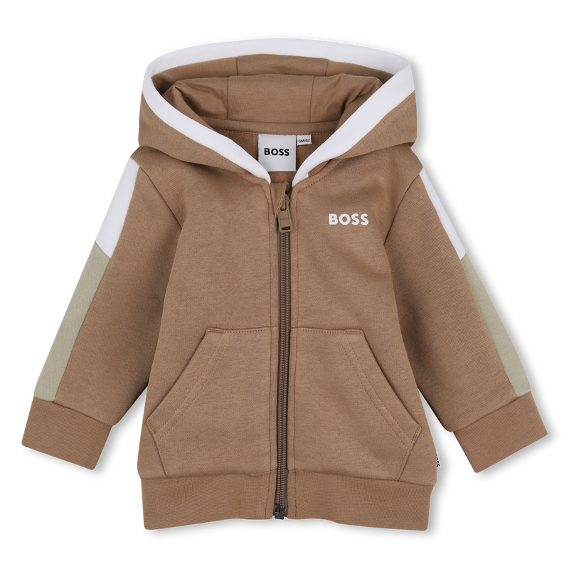 Cardigan con cappuccio BOSS 
                        RAGAZZO
