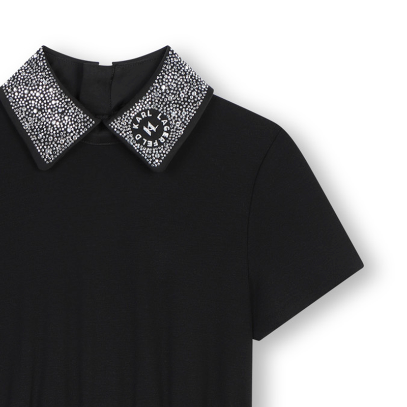Abito cerimonia multimateriale KARL LAGERFELD KIDS 
                        BAMBINA