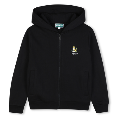 Cardigan con cappuccio KENZO KIDS BAMBINO