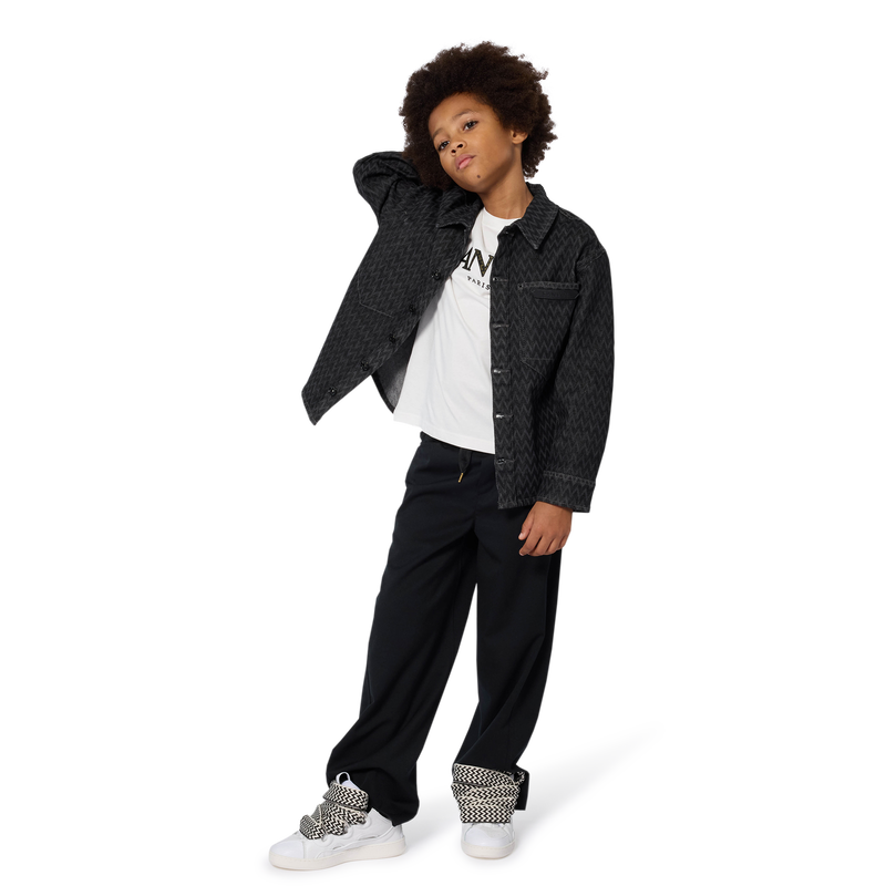 Overshirt in denim LANVIN 
                        RAGAZZO