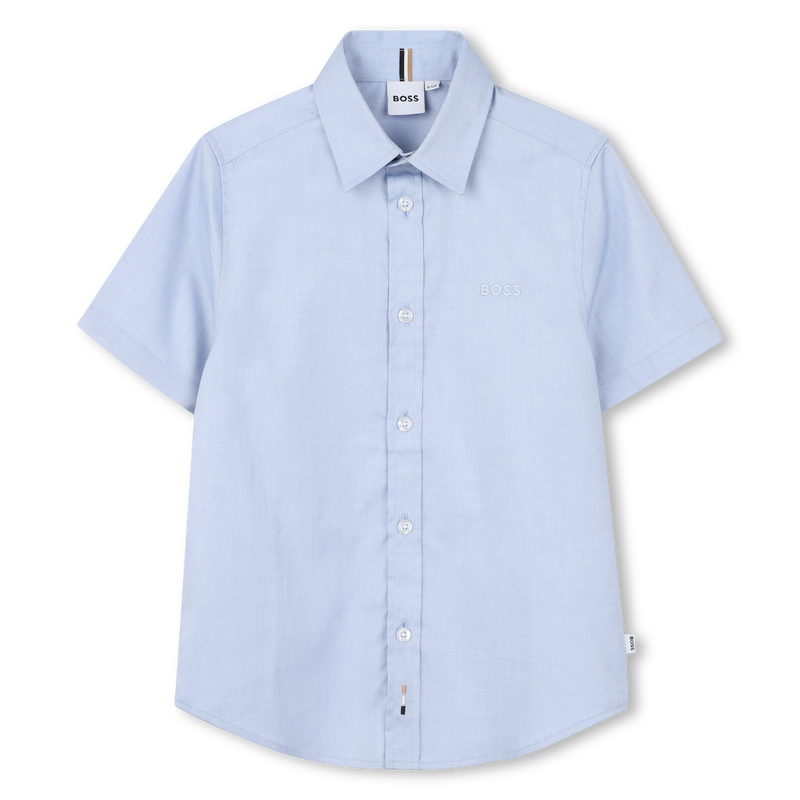 CAMICIA A MANICHE CORTE BOSS 
                        RAGAZZO