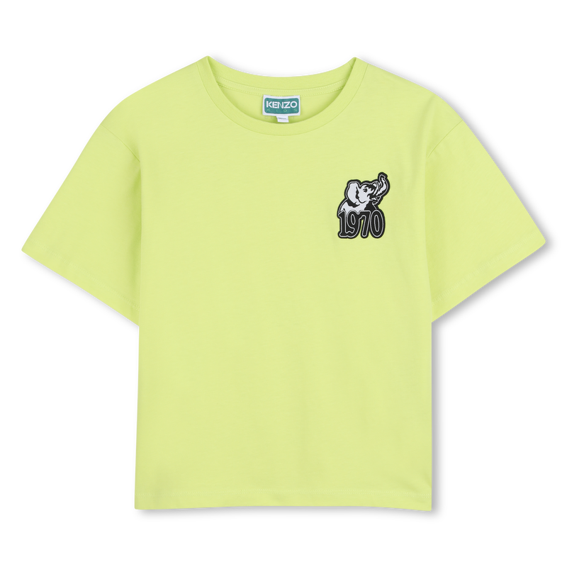 T-SHIRT A MANICHE CORTE KENZO KIDS 
                        BAMBINA