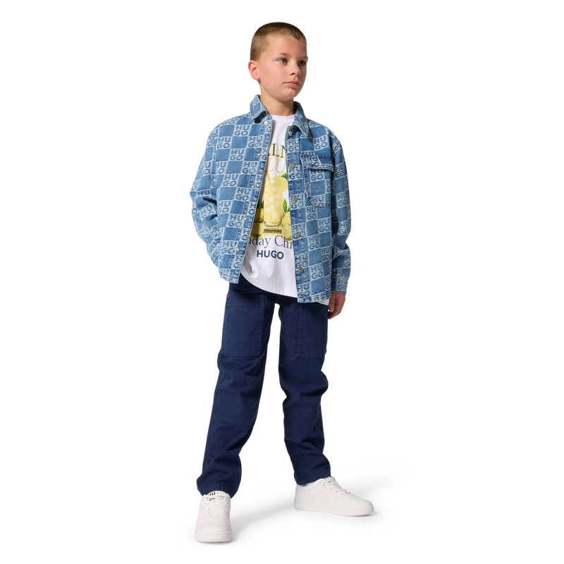 PANTALONI CON TASCHE HUGO 
                        RAGAZZO