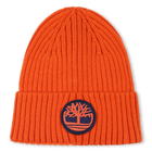 Cappello badge lavorato a maglia con logo TIMBERLAND 
                    RAGAZZO