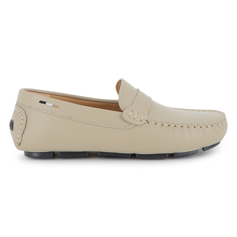 Mocassini in pelle BOSS 
                        RAGAZZO