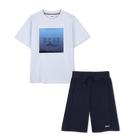 T-shirt + bermuda set BOSS 
                    RAGAZZO