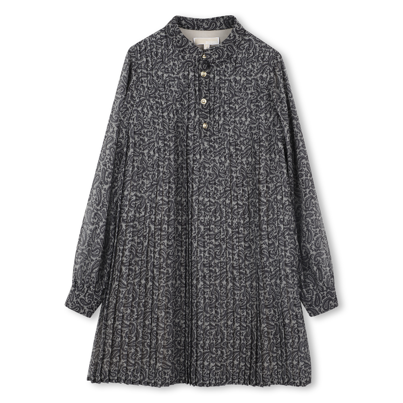 Abito a maniche lunghe con pieghe MICHAEL KORS 
                        BAMBINA