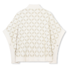 Mantella con zip in maglia MICHAEL KORS 
                    BAMBINA