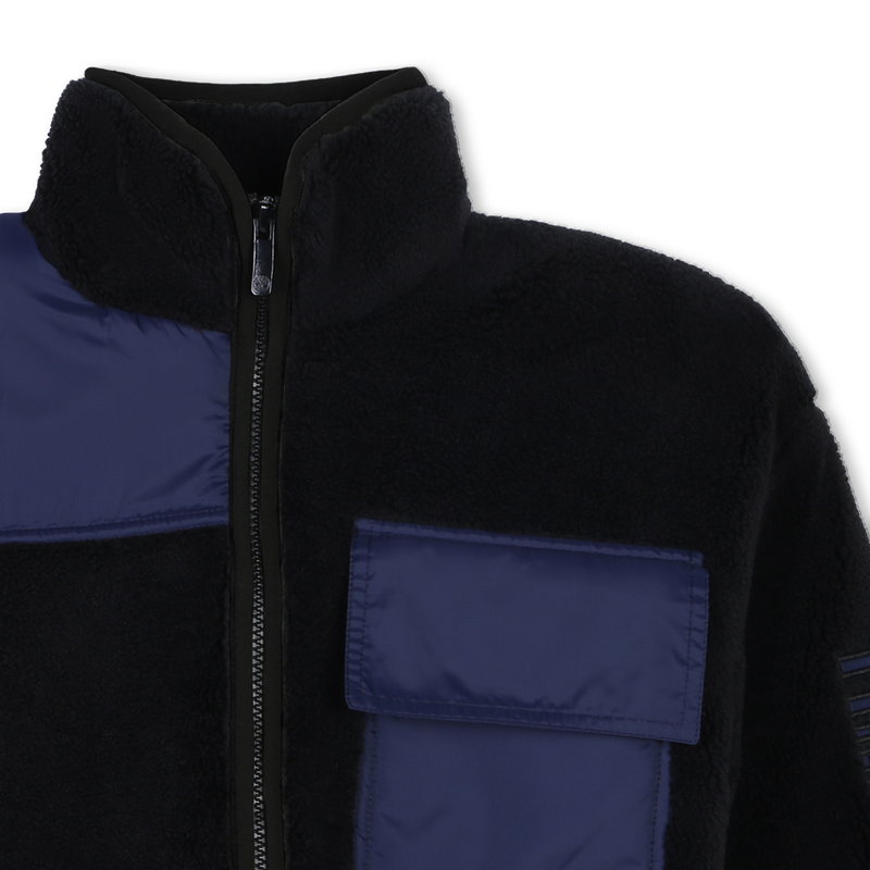 Cardigan bimateriale con zip TIMBERLAND 
                        RAGAZZO