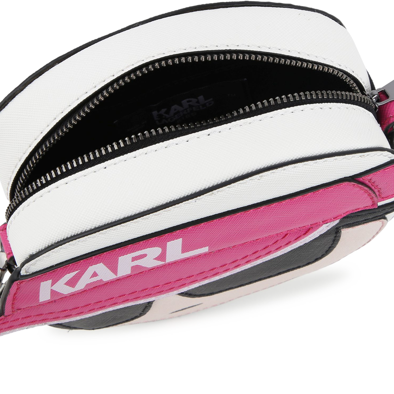 Borsa regolabile con zip KARL LAGERFELD KIDS 
                        BAMBINA