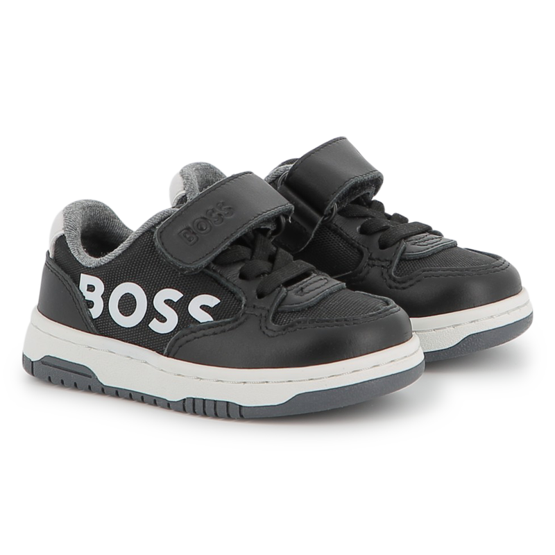 Sneakers con lacci elasticizzati BOSS 
                        RAGAZZO