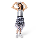 Gonna asimmetrica KARL LAGERFELD KIDS 
                    BAMBINA