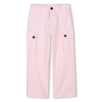 Pantaloni con tasche in cotone MARC JACOBS BAMBINA
