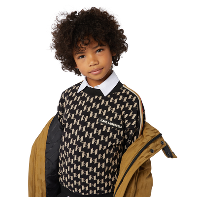 Printed Sweatshirt KARL LAGERFELD KIDS RAGAZZO