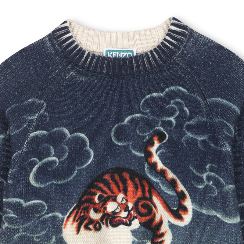 Maglione lavorato a maglia KENZO KIDS 
                        RAGAZZO