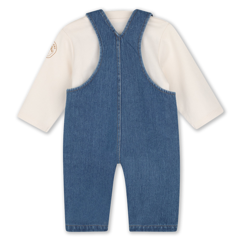 Completo salopette e t-shirt TIMBERLAND 
                        RAGAZZO