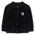 Cardigan bi-materiale KARL LAGERFELD KIDS 
                    RAGAZZO