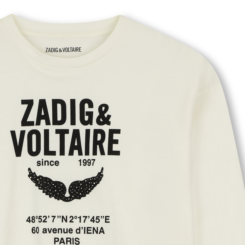 Maglietta a maniche lunghe ZADIG & VOLTAIRE 
                        BAMBINA