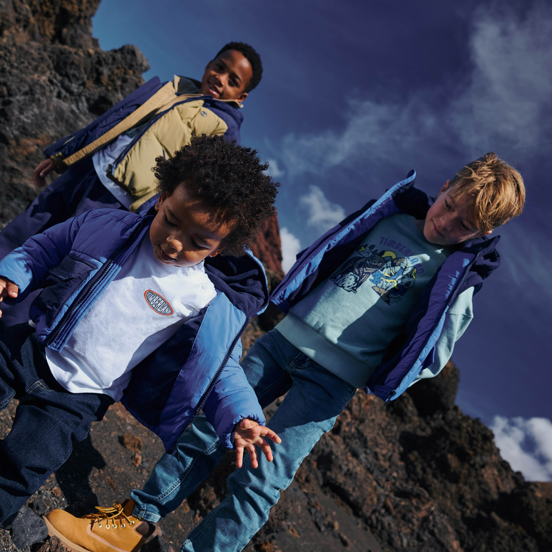 Felpa in pile garzato TIMBERLAND 
                        RAGAZZO