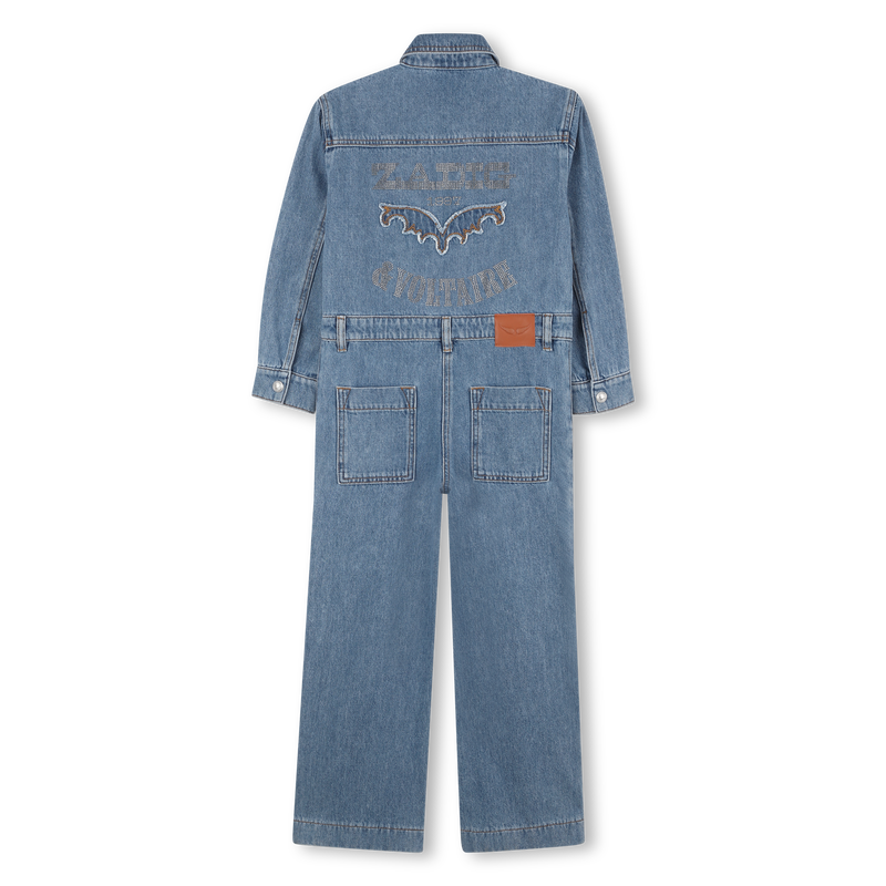 Tuta in denim con colletto a camicia ZADIG & VOLTAIRE 
                        BAMBINA