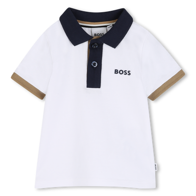 POLO A MANICHE CORTE BOSS RAGAZZO