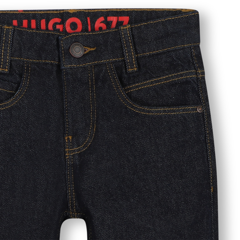 Pantaloni in denim HUGO 
                        RAGAZZO