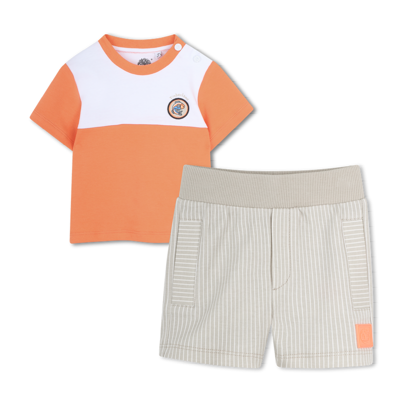 SET T-SHIRT E PANTALONCINI TIMBERLAND 
                        RAGAZZO