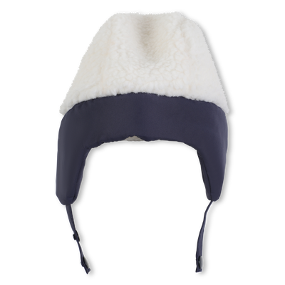 Cappello in pile con targhetta con logo TIMBERLAND RAGAZZO