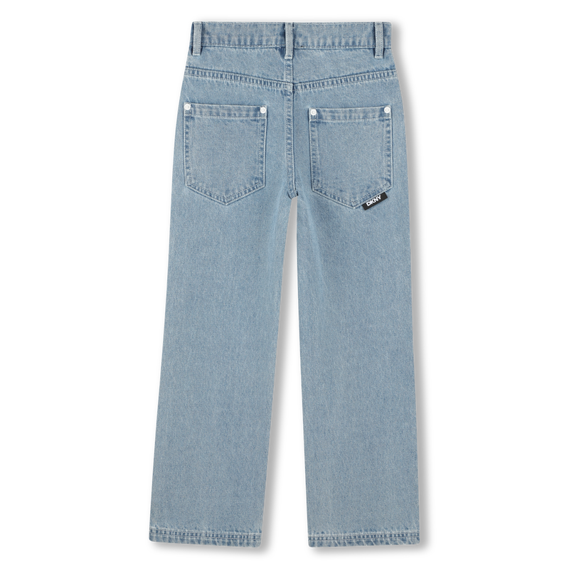 Jeans regolabili paillettes DKNY 
                        BAMBINA