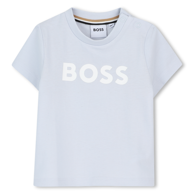 T-SHIRT A MANICHE CORTE BOSS 
                        RAGAZZO
