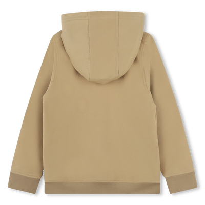 Cardigan con zip e cappuccio BOSS RAGAZZO